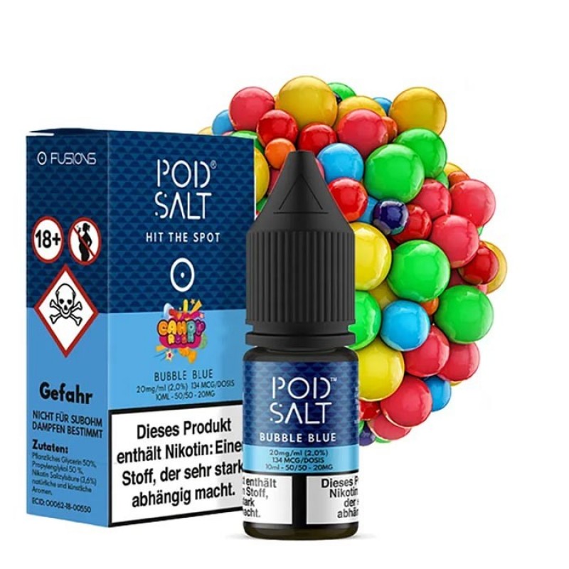 POD SALT FUSION - Bubble Blue Nikotinsalz