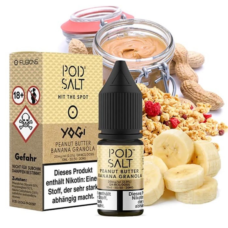 POD SALT FUSION - Peanut Butter Banana Granola Bar...