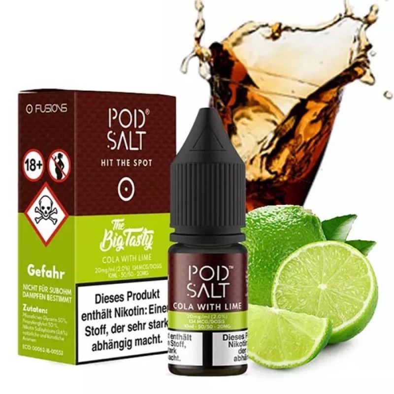 POD SALT FUSION - Cola with Lime Nikotinsalz