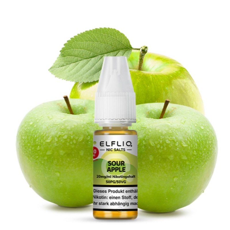 ELFLIQ Liquid - Sour Apple Nikotinsalz