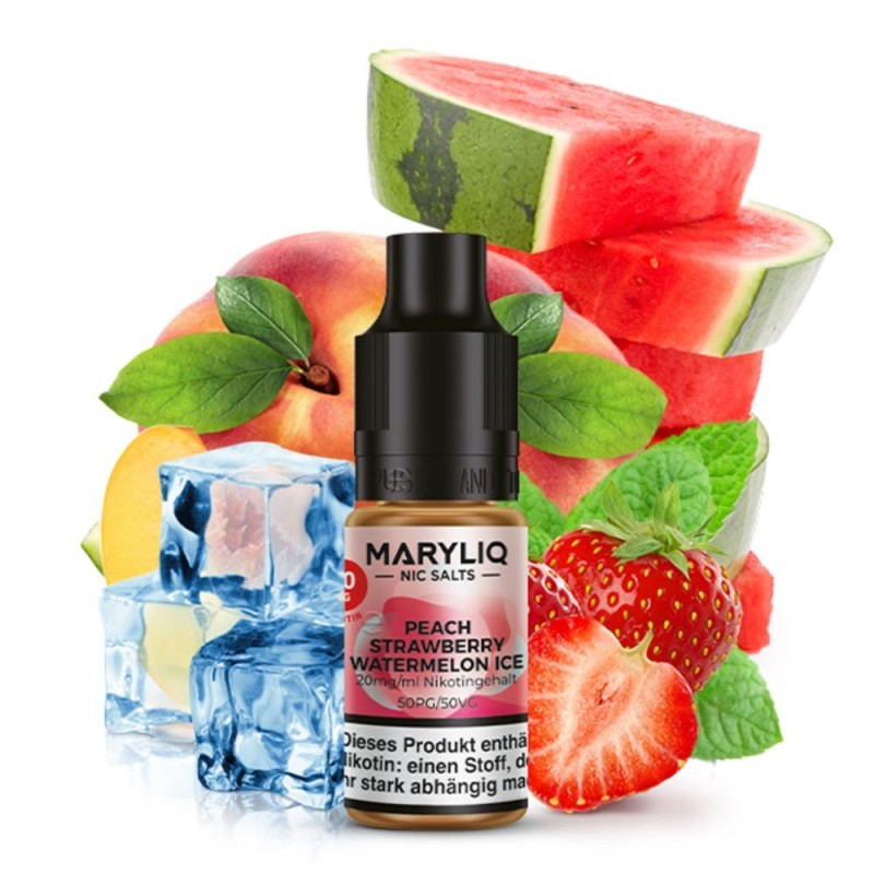 MARYLIQ - Peach Strawberry Watermelon Ice Nikotins...