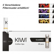 KIWI - Cotton Filter Tips (20 Stück)