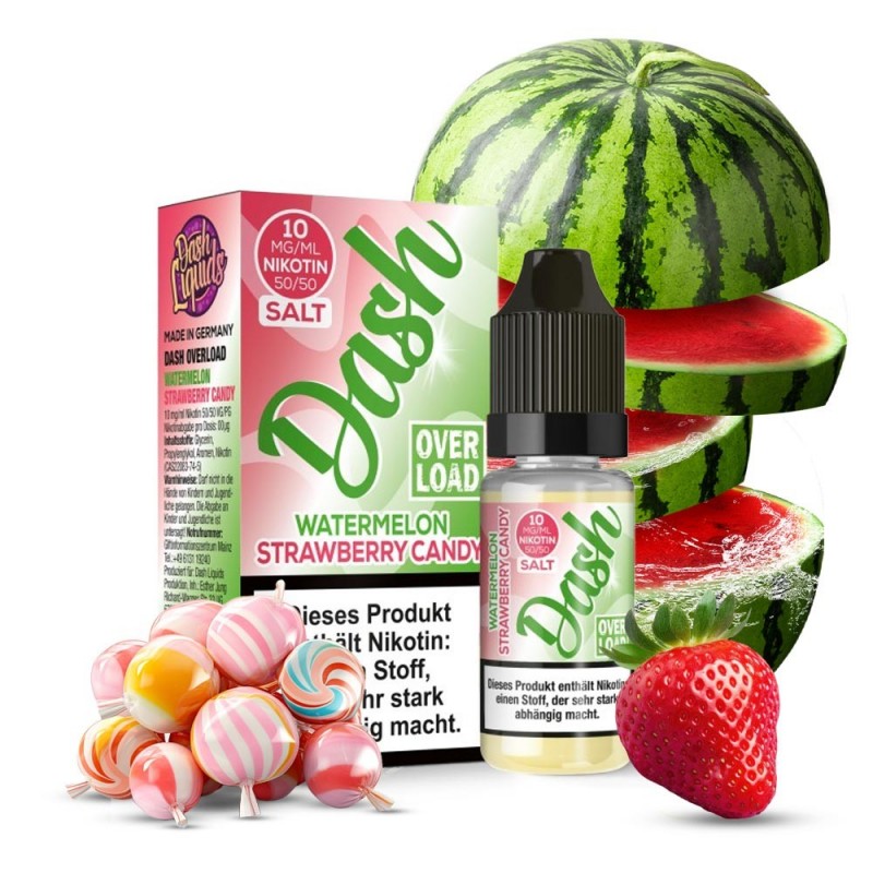 DASH OVERLOAD - Watermelon Strawberry Candy Nikoti...