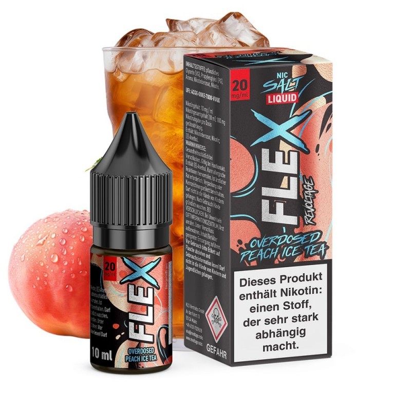 FLEX - Overdosed Peach Ice Tea Nikotinsalz