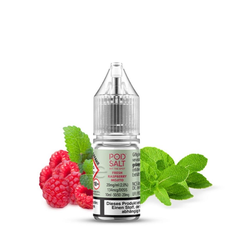 POD SALT XTRA - Fresh Raspberry Mojito Nikotinsalz