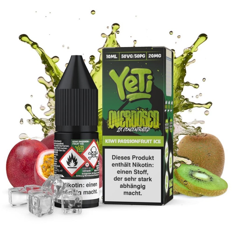 Yeti Overdosed - Kiwi Passionfruit Ice Nikotinsalz