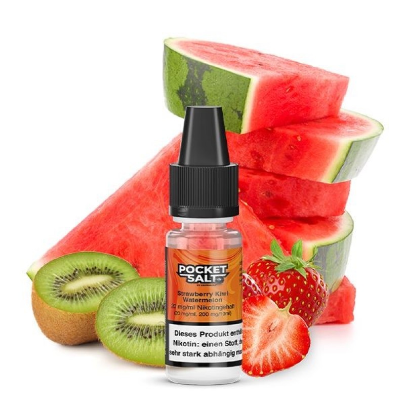 POCKET SALT - Strawberry Kiwi Watermelon Nikotinsa...